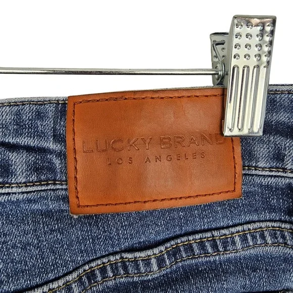 Lucky Brand Denim Shorts Women's Size 31 Blue Mid Rise Button Fly - Picture 6 of 7